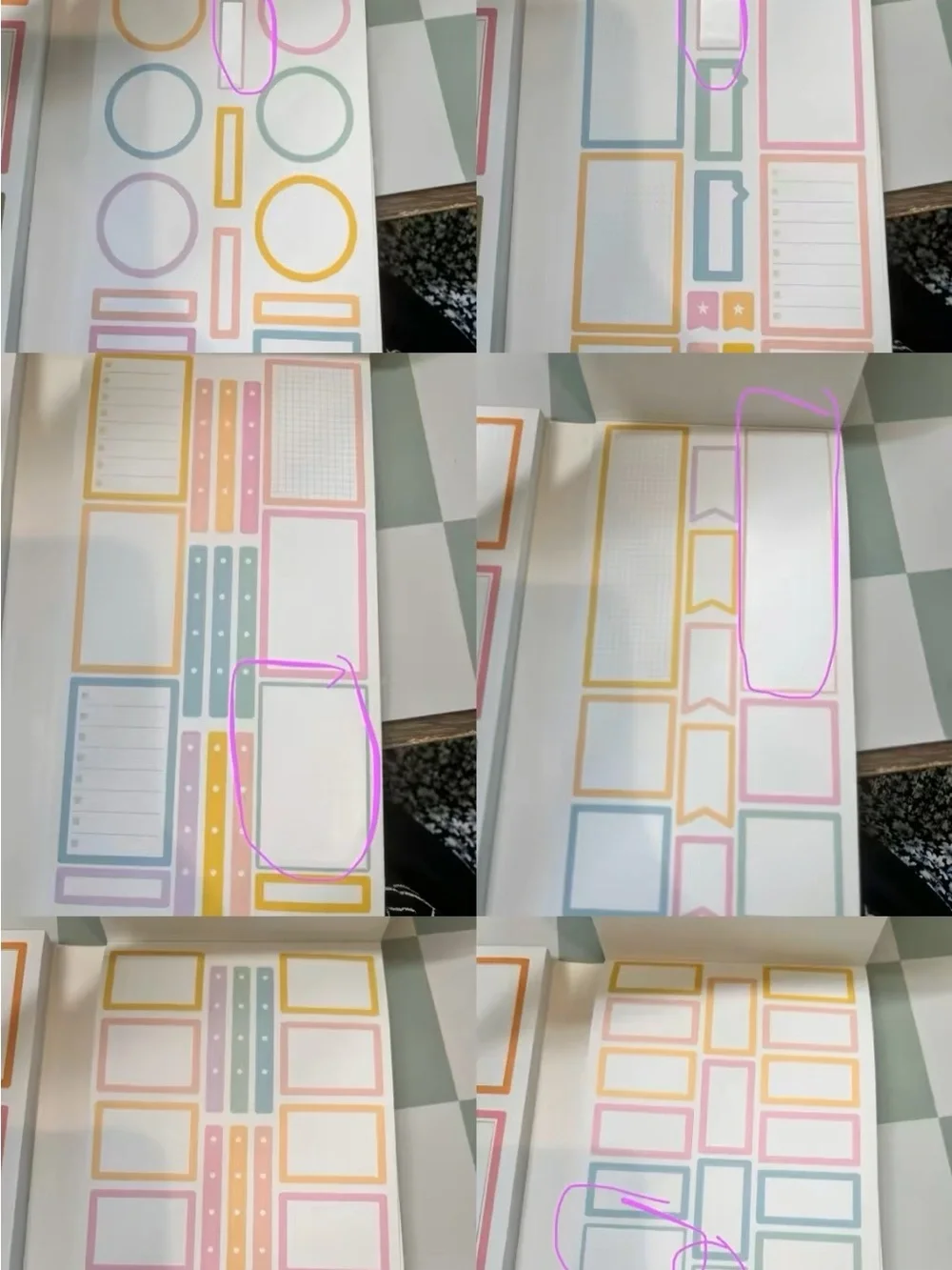 The Happy Planner Rainbow Sticker Book with 1985 pcs- 100 sheets of stickers!